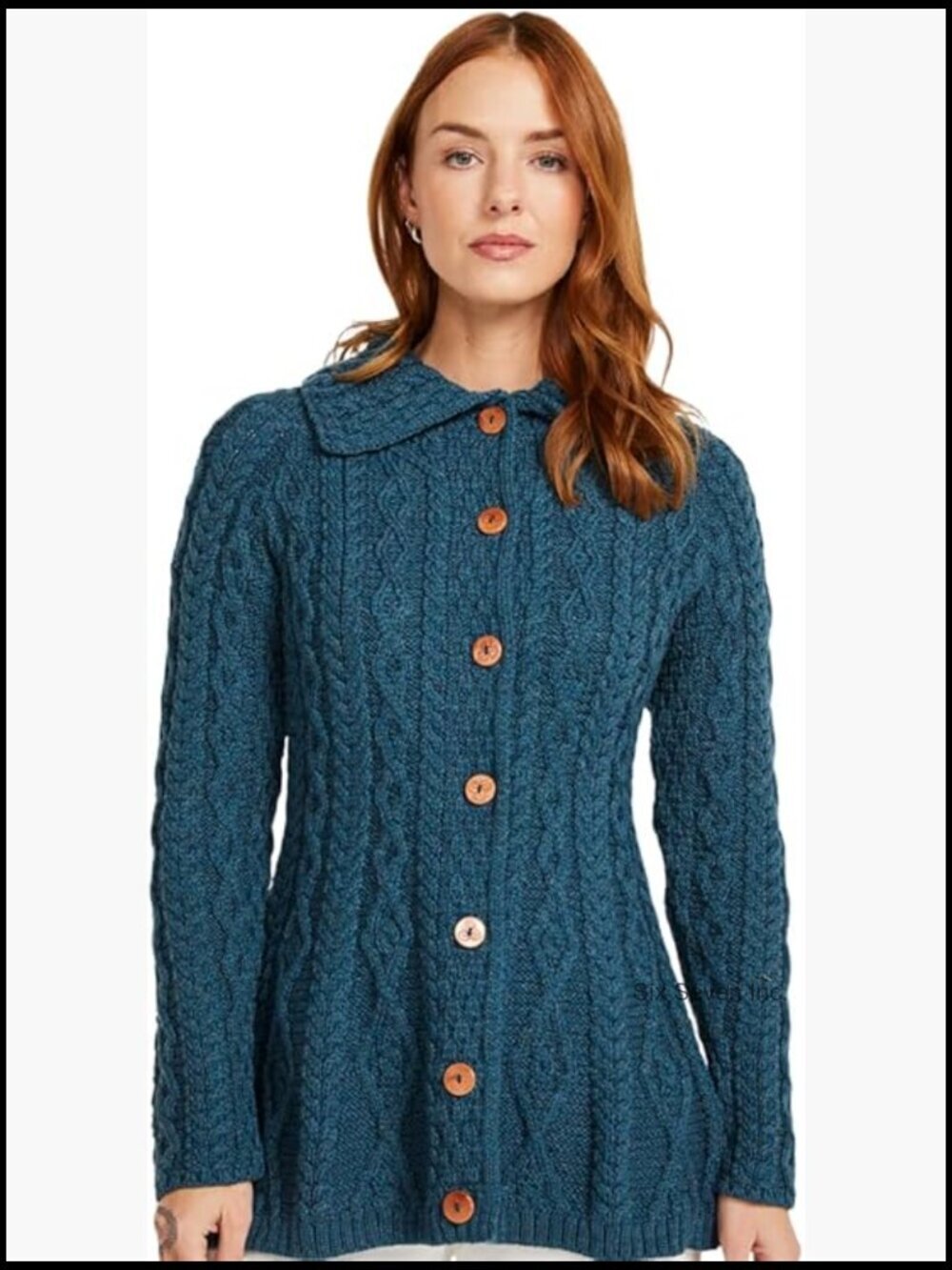 100% Supersoft Merino Wool Button Cardigan Made in Ireland
